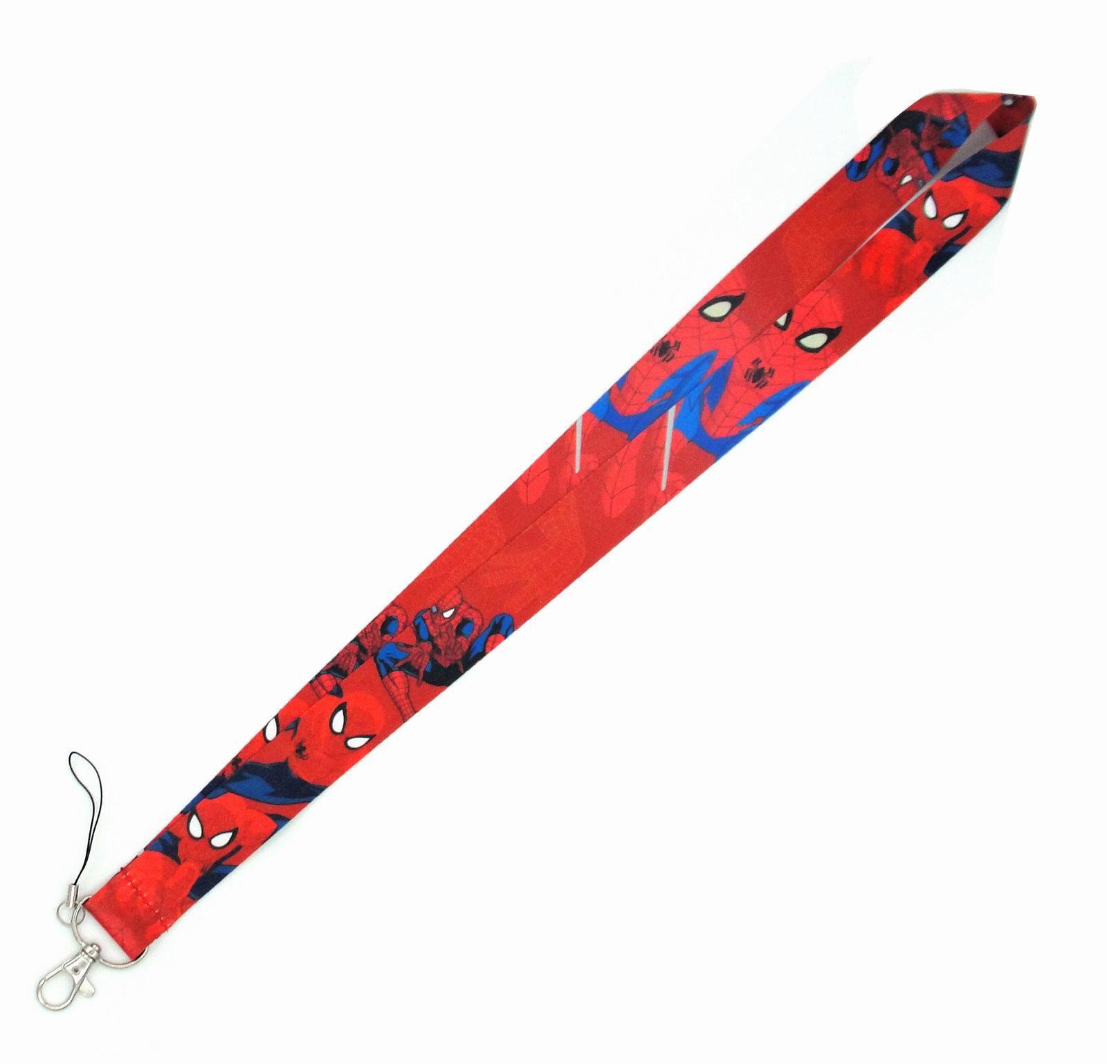 Hot Sale High Quality Cute Cartoon Spider Man Lanyards Fashion Marvel Design Lanyard Wholesale Promotional Gift Lanyards Custom Image 5