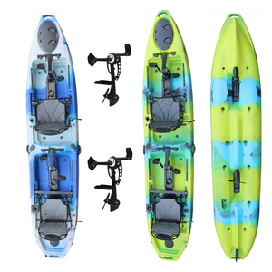 <span class=keywords><strong>Kayak</strong></span> Vicking de 14 Pies para 2 Personas, Asiento Doble, Pesca, <span class=keywords><strong>Pedales</strong></span>, <span class=keywords><strong>Kayak</strong></span> de Pesca de Plástico LLDPE con <span class=keywords><strong>Pedales</strong></span>, Canoa - Product Image 1