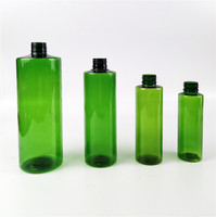 Botellas Vacías de PET para Champú y Loción, 100ml, 120ml, 150ml, 250ml, 400ml, 500ml, Color Ámbar, Negro, Blanco, con Tapa de Rosca