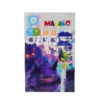 Stylo fluorescent double tête bicolore pour surlignage, marqueur fluorescent grande capacité 12 couleurs