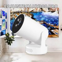 Hy300 Ultra Mini 4K Smart Electric Focus Projecteur Android 11.0 Android 11 720p & 3D Vidéo Portable Wifi/BT pour appareils Android