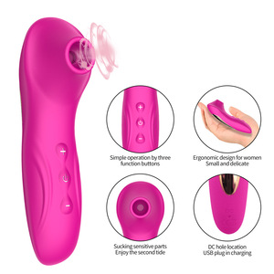 10频强力阴蒂吸吮振动器女性用防水振动器可吸乳头USB - Product Image 6
