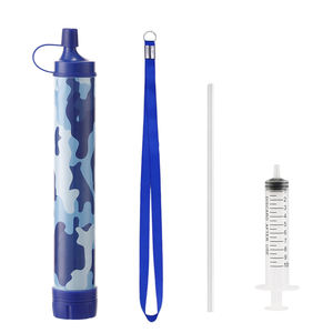 Waterzuiveringsapparaat Draagbare persoonlijke waterfiltratie Overleving Filterende deeltjes & chloor Waterfilterstro - Product Image 4