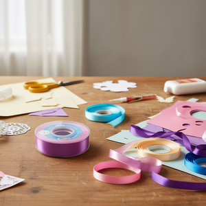 Nastro in Raso Ilan 2.0m 25Y Viola, Materiali per Artigianato - Product Image 2