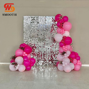 SMOOTH Hot Sale Wedding Backdrop Decorations Shiny Sign Background <b>Walls</b> Shimmer <b>Sequin</b> <b>Wall</b> <b>Panel</b> for Party Events - Product Image 1