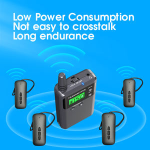 Système de guide touristique sans fil Whisper 2.4G faible <span class=keywords><strong>consommation</strong></span> pour l'interprétation simultanée Conférence enseignement longue endurance - Product Image 5