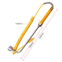 Sonde de thermomètre à thermocouple en plastique WRNM-01, personnalisable OEM/ODM, affichage LCD, résolution 0,1°C, mesure de température de surface de moule