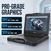 Ordinateur portable entièrement robuste Getac X600 Fonctionnalités de sécurité d'entreprise améliorées avec TPM 2.0 Ordinateur portable industriel