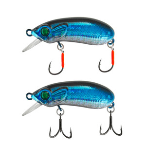 Señuelo de Pesca Minnow, Hundimiento Lento, 50mm, Anzuelo Simple, Cebo Artificial para Agua Dulce, Diseño Biomimético - Product Image 1