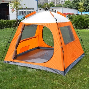 Grande <span class=keywords><strong>tente</strong></span> <span class=keywords><strong>de</strong></span> camping extérieure pliante portable personnalisée <span class=keywords><strong>tente</strong></span> automatique à ouverture rapide pour 3-4 personnes avec deux portes et un salon - Product Image 4