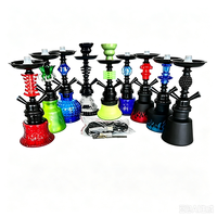 Chichas arabes compactes en métal, économiques, type « Baby Hookah Shisha »