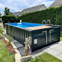 Piscines hors sol en acier sur mesure pour l'extérieur