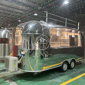 2025 12ft Catering Totalmente equipado Food Truck Hot Dog Food Cart EE. UU. Remolque de comida personalizado con equipos de cocina - Product Image 5