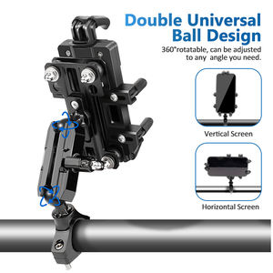 Gub P60 Schokabsorpt Aangepaste Motorfiets Telefoon Moto Ondersteuning Fiets Stuur Stand Mount Scooter Motor Fiets Telefoon Houder - Product Image 4