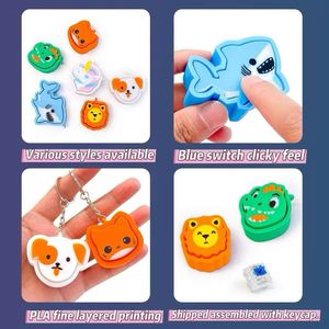 Porte-clés sonore personnalisé en forme de patte de chat, clavier sonore, jouet anti-stress, cadeau mignon - Product Image 2