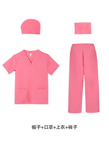 Children's Doctor and <strong>Nurse</strong> Cosplay Professional Role-Playing Costumes Anti-Epidemic Performance <strong>Outfits</strong> Halloween - Product Image 6