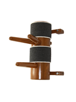 Mannequin en bois de Wing Chun pour l'intégration sensorielle, équipement d'entraînement de Kung Fu mural avec coussinets de frappe, bois durable