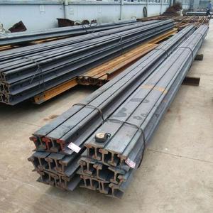 6-12m Longitud 70kg <span class=keywords><strong>80kg</strong></span> 100kg 120kg Vías de ferrocarril de acero Rieles de acero para ferrocarriles Luz Ferrocarril Rieles de acero Precio de pista - Product Image 4