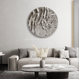 Panneau mural <span class=keywords><strong>d</strong></span>écoratif circulaire moderne, <span class=keywords><strong>d</strong></span>écoration murale artistique unique de couleur verte pour la <span class=keywords><strong>d</strong></span>écoration intérieure - Product Image 4