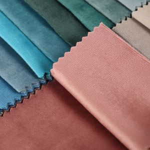 Tela <span class=keywords><strong>de</strong></span> Terciopelo Elástica <span class=keywords><strong>de</strong></span> Poliéster y <span class=keywords><strong>Spandex</strong></span> <span class=keywords><strong>de</strong></span> Color Sólido, Transpirable, <span class=keywords><strong>de</strong></span> Doble Cara, Personalizada y Profesional para Prendas <span class=keywords><strong>de</strong></span> Vestir y Juguetes - Product Image 5