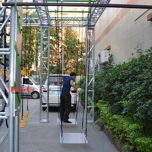 Populaire parcours extérieur obstacle flottant instable pont <span class=keywords><strong>ninja</strong></span> guerrier - Product Image 1