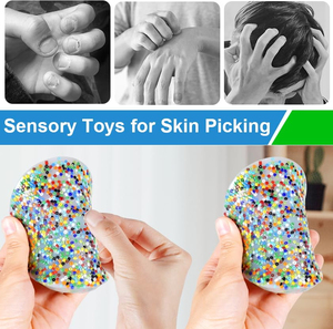 Almohadillas de Silicona Reutilizables para Aliviar la Ansiedad y el Estrés, Juguetes Sensoriales Extraíbles para TDAH - Product Image 4