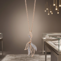 Collier pendentif médaillon classique en or ajustable pour femme, avec pierre précieuse certifiée IGI, souvenir émouvant, fournisseur indien ShivPath