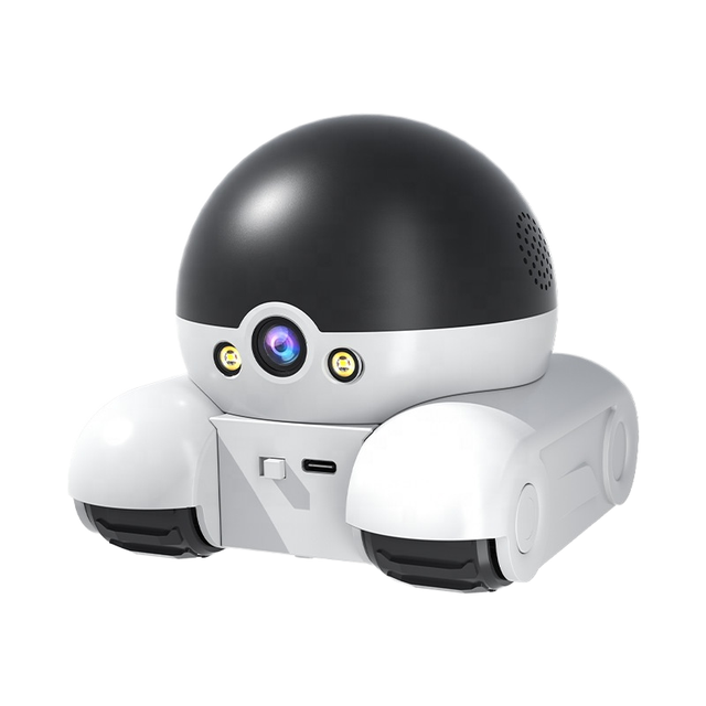4G WIFI 3MP CMOS Robot Pet Teasing Monitoring Car Two-way Audio Wireless Intelligent Camera 360 High-definition Built-in Mic