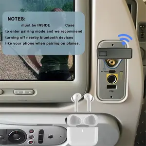 جهاز إرسال طائرة GHz مع من مادة بلاستيكية لـ 2 سماعات أذن سماعات أذن - Product Image 6