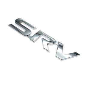 Etiqueta Decorativa Exterior de Material Cromado para Carrocería y Maletero Trasero de Lexus SRV, Modelo Forten FT-025, Color Plata y Negro, con Logotipo de Lexus SRV Modificado - Product Image 5