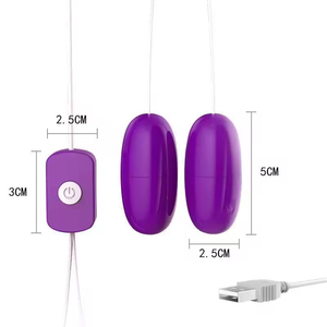 Mini USB Rechargeable Tongue Lick Double Jump Eggs Woman Masturbation Massager Sex Toys Clitoral Stimulator Bullet <b>Vibrator</b> - Product Image 4