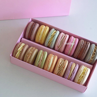 Boîte de chocolat de luxe personnalisée avec logo personnalisé boîte d'expédition de boulangerie boîte d'emballage cadeau de macaron pour macarons