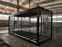 Cabane préfabriquée en conteneur pour usage domestique