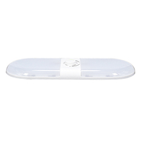Lampe intérieure pour camping-car, 180 LED, haute luminosité, blanche, lampe de lecture à 3 couleurs, DC 12-24V, gradation progressive, écologique, longue durée de vie