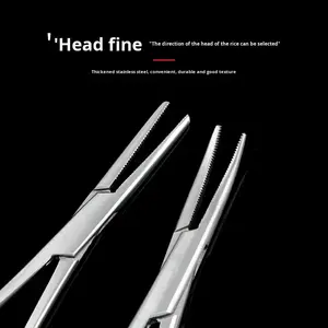 Penjepit Hemostatik Bedah Tipe Lengkung dan Lurus, Penjepit Hemostatik Baja Tahan Karat untuk Operasi - Product Image 2