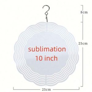 Nuevo Spinner 2023, Blanco, de 8/10 Pulgadas, Doble Cara, para Impresión de Serigrafía, Material Personalizado, Ecológico, para Uso en Interiores - Product Image 2