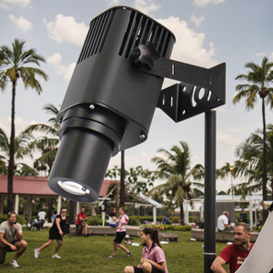 60W LED <strong>Projector</strong> with Custom Logo Welcome Outdoor Light Gobo Aluminum Alloy/Glass Body Remote Control ROHS Certified - Product Image 1