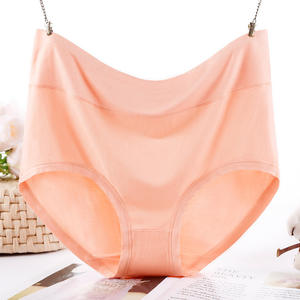 <span class=keywords><strong>Ropa</strong></span> <span class=keywords><strong>Interior</strong></span> Modal Extra Grande de 150 kg para Madres con Sobrepeso, Cintura Alta y Abdomen Firme, <span class=keywords><strong>Ropa</strong></span> <span class=keywords><strong>Interior</strong></span> Triangular de Color Sólido para Mujer - Product Image 6