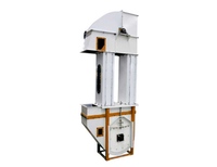 5-60 tonnes en acier inoxydable Z Type chaînes inclinées simple seau ascenseur convoyeur maïs riz moulin alimentation machine de traitement
