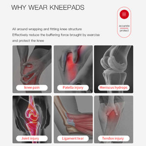 निर्माता उच्च गुणवत्ता वाले के लिए केवल केलास्टिक घुटने के ब्रेस संपीड़न वसूली सुरक्षा घुटने के लिए घुटने के समर्थन - Product Image 3
