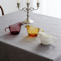 Nouvelle conception de pot à lait en verre gaufré, couleur unie, tasse à lait au lait frappé, sauce au poivre pour steak, pour la maison, le bar, l'hôtel, vaisselle réutilisable