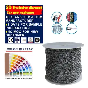 Corda de vela 4mm uhmwpe 8/12, comprimento personalizado, alta resistência, corda de vela