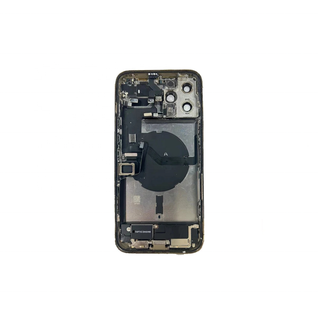 Full Assembly Disassembled Middle Frame Housing Back Cover for iPhone 12 Pro Max with Wireless Assembly Replacement