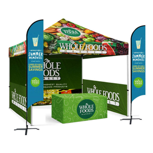 Carpa <span class=keywords><strong>de</strong></span> Acero Personalizada <span class=keywords><strong>de</strong></span> 10x10, Carpas Publicitarias Desplegables para Ferias Comerciales, Eventos y Exposiciones al Aire Libre - Product Image 6
