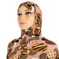 Offre Spéciale Musulman Femmes Long Floral Robe Abaya Islamique Vêtements Dames Modeste Musulman À Capuchon Robe Robe