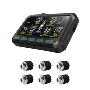 Système TPMS CAREUD RV 4 6 pneus avec manomètre et alarme de fuite d'air, fréquence 433 MHz, compatible avec les remorques/camions PSI - Product Image 5