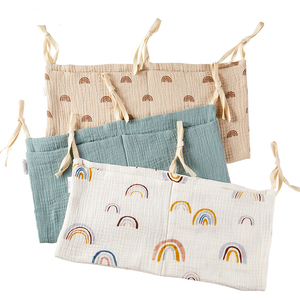 EASYMOM Multifunktion ale Krippe Nachttisch Organizer Spielzeug Windel Tasche Bett Kopfteil Organizer Baumwolle Tragbare Babybett Aufbewahrung tasche - Product Image 3