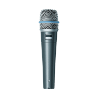 Ensemble de microphones pour batterie BETADMK7, 7 pièces, filaires, métal et plastique, suppression du bruit, portables, pour kick, basses, toms, cymbales et condensateurs