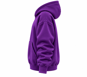 <b>Men's</b> <b>Purple</b> Oversized Hoodie Casual Pullover <b>Sweatshirt</b> with Kangaroo Pocket Spider Web Print 100% Cotton Oversized Spider - Product Image 5
