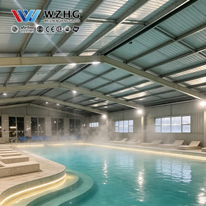 Bâtiments de piscines à structure en acier pour la récréation intérieure, soutenant les équipes de natation et les programmes d'exercices aquatiques - Product Image 1